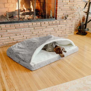 Forgiveness Fully Washable Luxury Cozy Cave&reg; Rectangle Dog Bed - Show Dog Collection