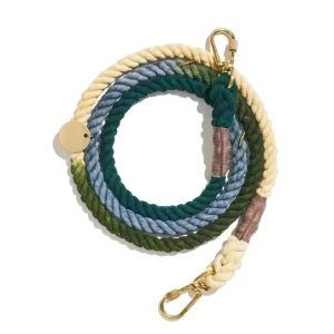 Found My Animal The Catskill Ombre Cotton Rope Dog Leash Medium
