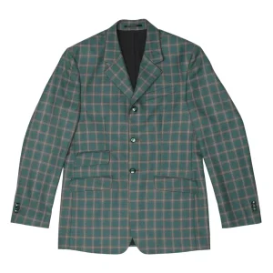 Fox Dreams Men's Hunt Coat-Green Multi Color Plaid, 36 in