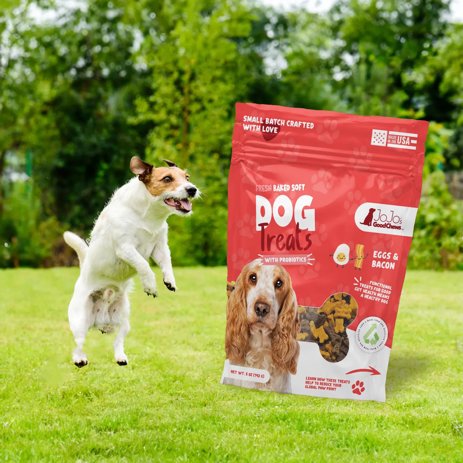 Fresh Baked Eggs and Bacon Soft Dog Chew Treats (2 - Image 2