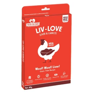 Fresh For Paws Chicken Liver & Carrot Liv Love Supplement for Dogs