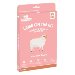Fresh For Paws Lamb On The Go Dog Wet Food (100g)