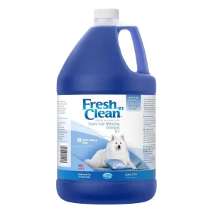 Fresh 'N Clean Snowy-Coat Whitening Shampoo, 1 Gallon, 15:1