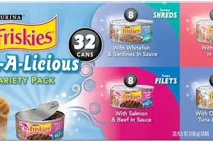 Friskies Fishalicious Variety 5.5oz 32CT {L+1} 050448