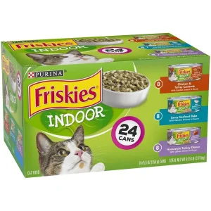 Friskies Indoor Variety Pack 24/5.5 oz {L-1}050250