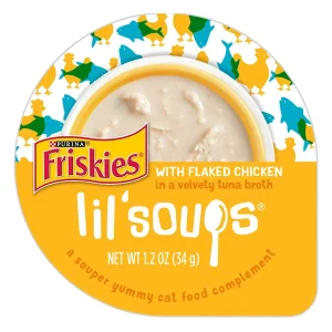 Friskies Lil Soup Chicken & Tuna with Broth 8/1.2oz {L+1} 050568