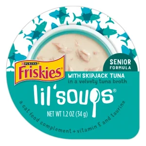 Friskies Lil Soup Skipjack Tuna with Broth 8/1.2oz {L+1} 050566