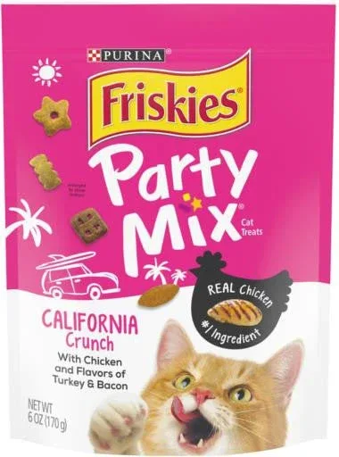 Friskies Party Mix California Dreaming Crunch 6/6z {L-1} 050782 - Image 2