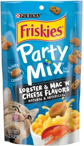 Friskies Party Mix Crunchy Lobster Mac & Cheese 10/2.1z {L-1}050342