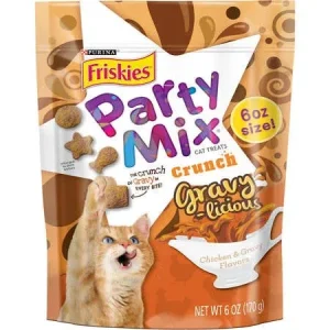 Friskies Party Mix Gravylicious Chicken 6/6Z {L-1}050218