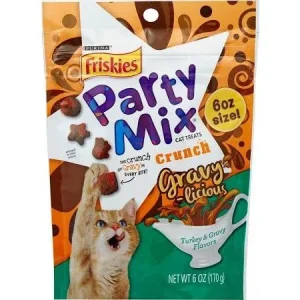 Friskies Party Mix Gravylicious Turkey 6/6Z {L-1}050216