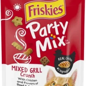 Friskies Party Mix Grilled Crunch 6/6z {L-1} 050776