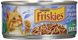 Friskies Savory Shredded Whitefish/Sardine 24/5.5oz {L-1}050310