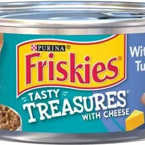 Friskies Tasty Treasures Fish/Tuna/Cheese 24/5.5oz {L-1} 050331