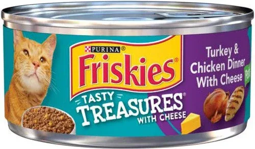 Friskies Tasty Treasures Turkey/Cheese 24/5.5oz {L-1} 050327 - Image 2