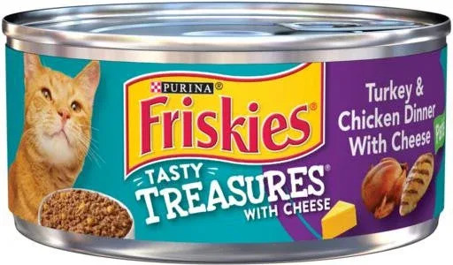 Friskies Tasty Treasures Turkey/Cheese 24/5.5oz {L-1} 050327