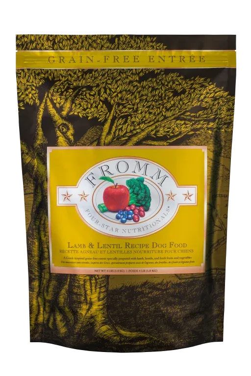 Fromm 4 Star All Life Stages Grain Free Lamb & Lentil Dry Dog Food