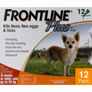 Frontline Plus for Dogs Under 22lbs (10kg)