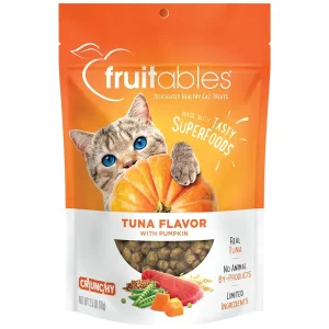 Fruitables Limited Ingredient Crunchy Cat Treats Tuna w/Pumpkin 2.5 oz