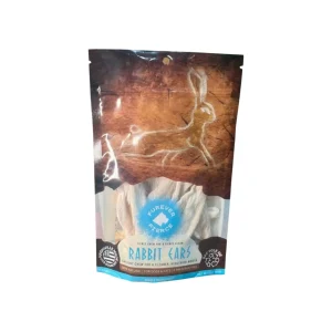 Furever Fierce Dehydrated Rabbit Ears for Dogs & Cats