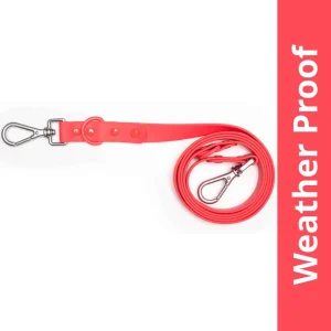Furry & Co Weatherproof Leash for Dogs (Coral Red)