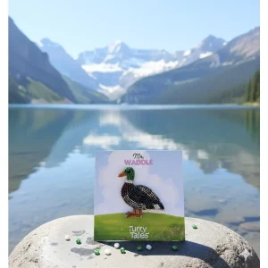 Furry Tales Mr. Waddle Duck Handcrafted Brooch