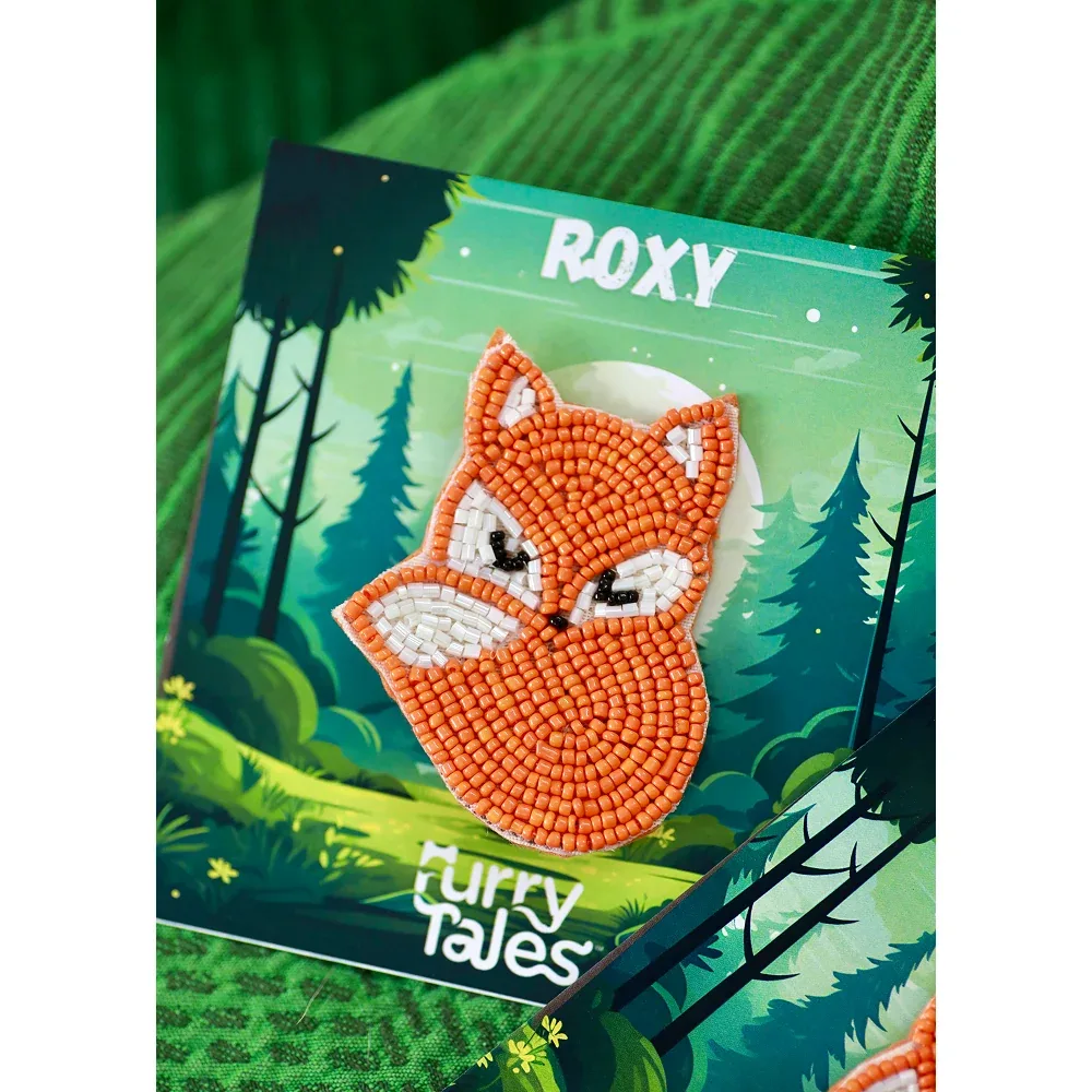 Furry Tales Roxy Fox Handcrafted Brooch
