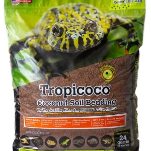 Galapagos Tropicoco Coconut Soil Bedding Substrate Bulk Brown 2.8Cf