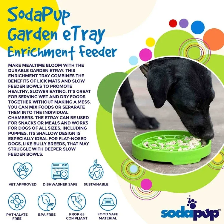Garden Design eTray - Shallow Slow Feeder Dog Bowl for Enrichment - Image 2