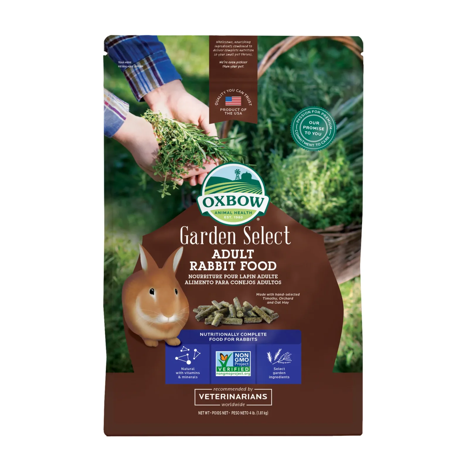 Garden Select ADULT Rabbit Food - 4 lb.