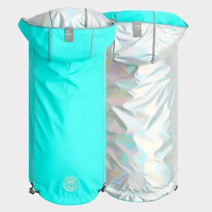 GF Pet Reversible Raincoat - Waterproof 2-in-1 Dog Rain Jacket