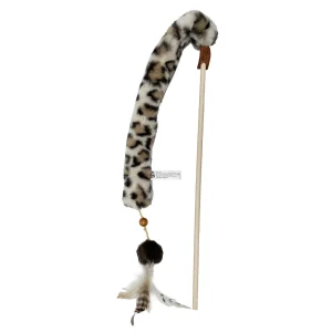 GiGwi Feather Teaser Eco Line Plush Tail Toy for Cats