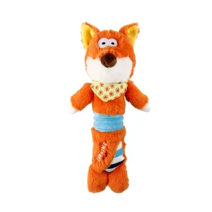 GiGwi Shaking Fun Fox Toy for Dogs (Orange)