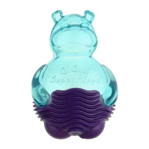 GiGwi Suppa Puppa Hippo Toy for Dogs (Blue)
