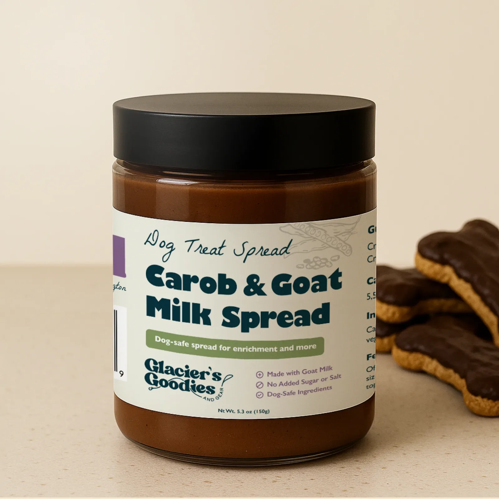 Glacier's Goodies - Carob + Goat Milk Spread (first - Image 2