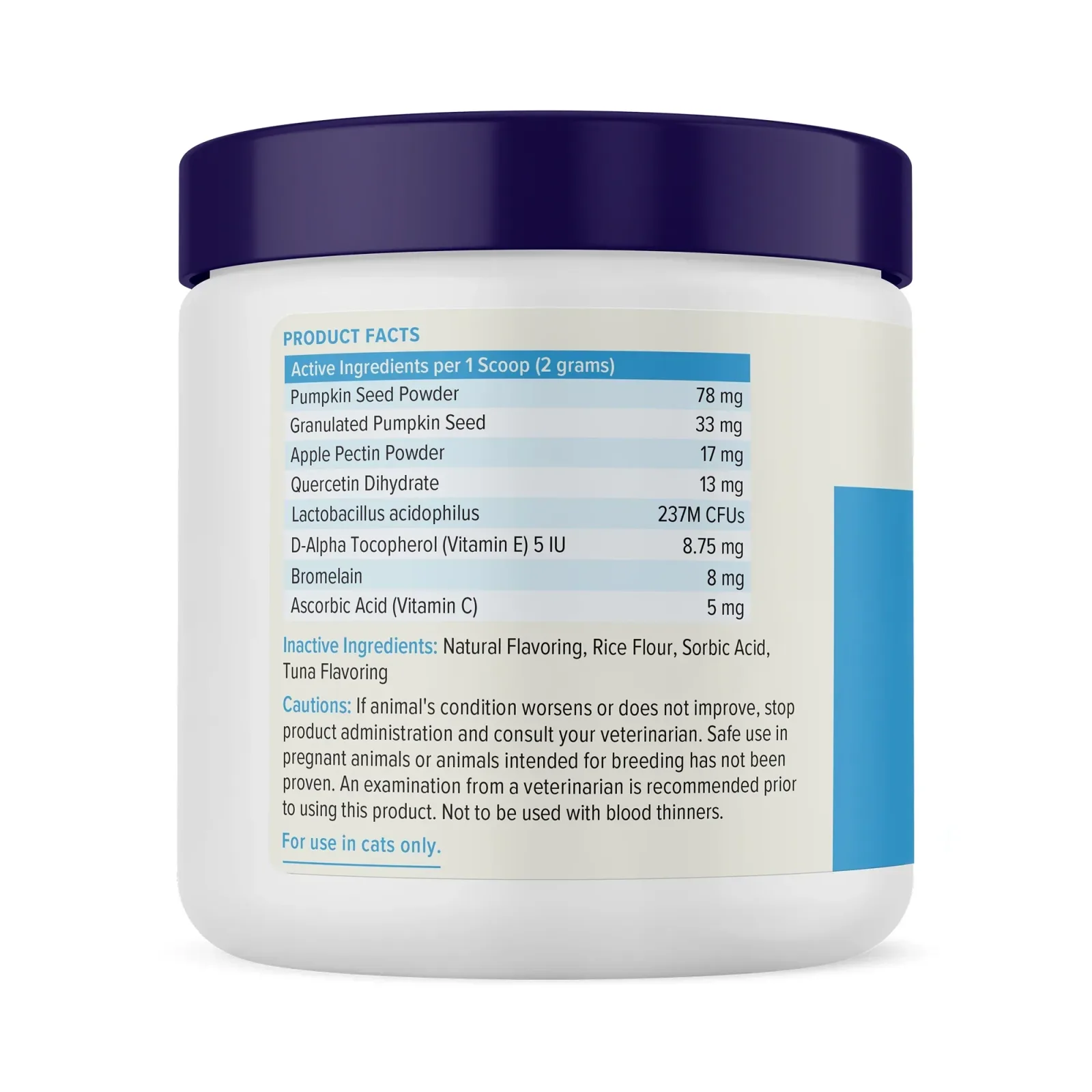 Glandex Feline Anal Gland Support Tuna Flavored Powder (4oz) - Image 2