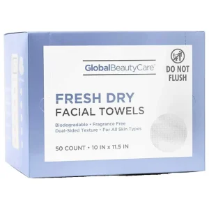 Global Beauty Care Fresh Dry Facial Towels 50 ct.