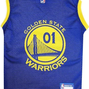 Golden State Warriors Basketball Mesh Dog Jersey by Pets First