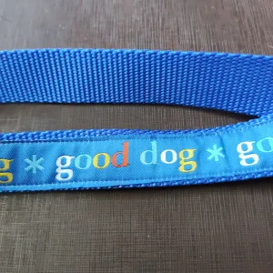 Good Dog Blue Nylon Dog Collar