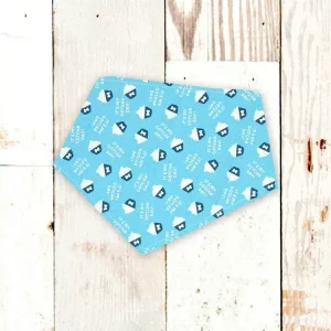 "Gotcha Day Blue Cupcakes" Dog Bandana