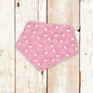 "Gotcha Day Pink Cupcakes" Dog Bandana