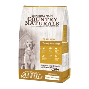 Grandma Mae's Country Naturals Dog Grain-Free Turkey Meal Recipe 12 lb