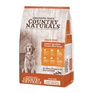 Grandma Mae's Country Naturals Dog Limited Ingredient Grain-Free Chicken Meal Recipe 12 lb
