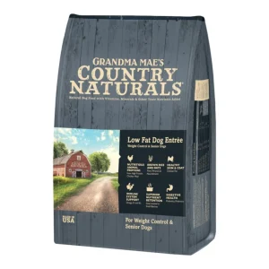 Grandma Mae's Country Naturals Dog Senior Low Fat Entree With Meat And Brown Rice, 12 lb