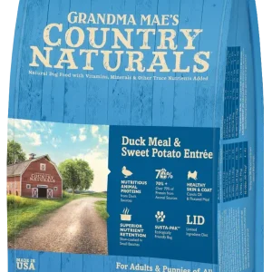 Grandma Mae's Country Naturals Dry Dog Food Duck Meal & Sweet Potato 24 lb