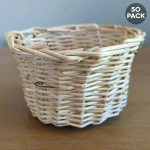 Grape Vine Basket Peeled - 50 PACK [5"]