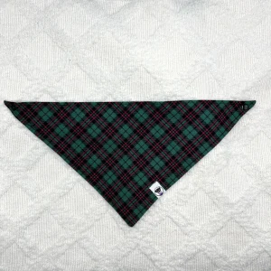 Green Tartan Plaid Bandana