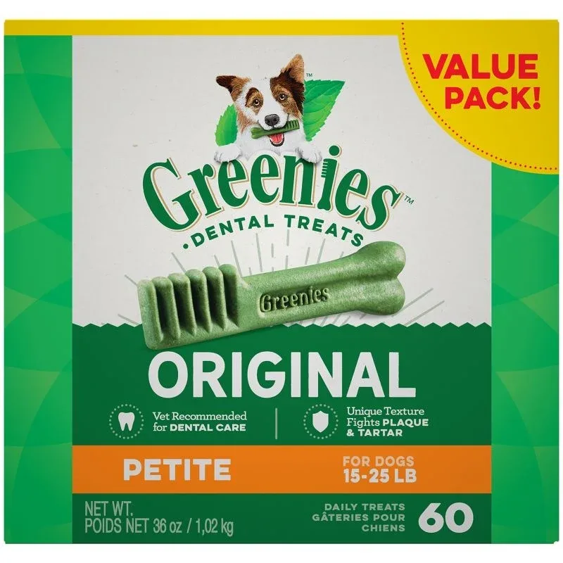 Greenies Dog Dental Chew Treats Petite