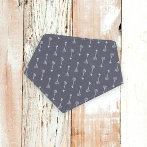 "Grey Arrows" Dog Bandana
