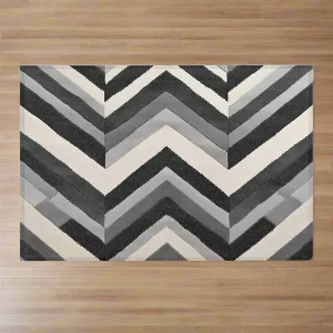 Grey Chevron Rabbit Mat